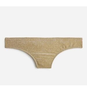 J. Crew Shimmering Gold Bikini Bottom